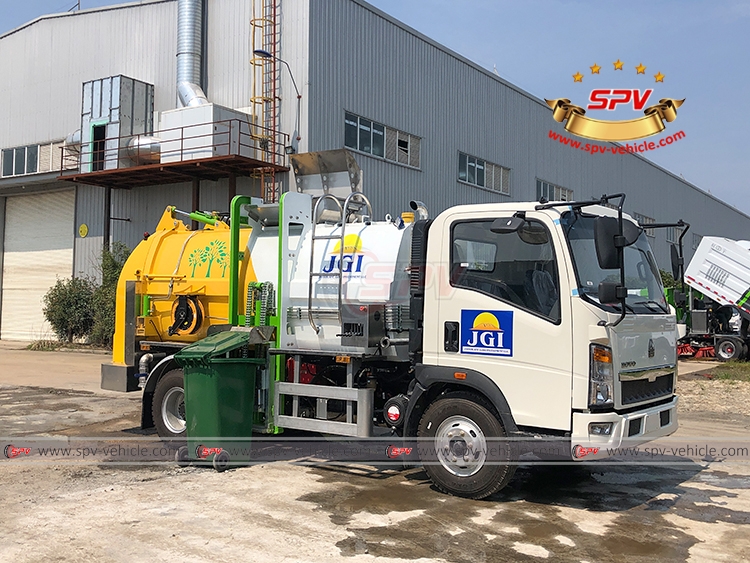 5 CBM Kitchen Waste Disposal Truck Sinotruk HOWO - Testing 1 5 CBM Kitchen Waste Disposal Truck Sinotruk HOWO - Testing 1